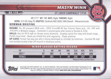 Load image into Gallery viewer, 2022 Bowman Draft Masyn Winn BD-170 St. Louis Cardinals
