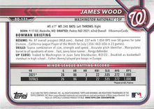Load image into Gallery viewer, 2022 Bowman Draft James Wood BD-171 Washington Nationals
