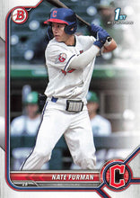 Load image into Gallery viewer, 2022 Bowman Draft Nate Furman FBC 1st Bowman BD-182 Cleveland Guardians
