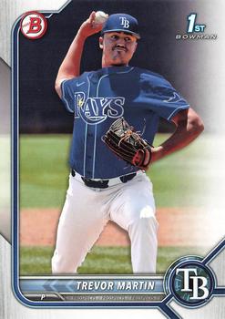 2022 Bowman Draft Trevor Martin FBC 1st Bowman BD-184 Tampa Bay Rays