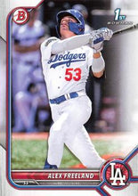 Load image into Gallery viewer, 2022 Bowman Draft Alex Freeland FBC 1st Bowman BD-194 Los Angeles Dodgers
