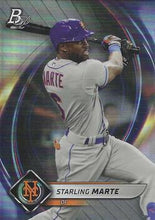 Load image into Gallery viewer, 2022 Bowman Platinum  Starling Marte #56 New York Mets
