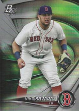 Load image into Gallery viewer, 2022 Bowman Platinum Top Prospects Aqua Ice Foilboard 2/250 Niko Kavadas #TOP-48 Boston Red Sox
