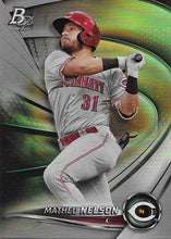 Load image into Gallery viewer, 2022 Bowman Platinum Top Prospects Ice Foilboard Top Prospects Matheu Nelson #TOP-100 Cincinnati Reds
