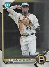 Load image into Gallery viewer, 2022 Bowman Chrome Refractor Yordany De Los Santos BDC-1 Pittsburgh Pirates
