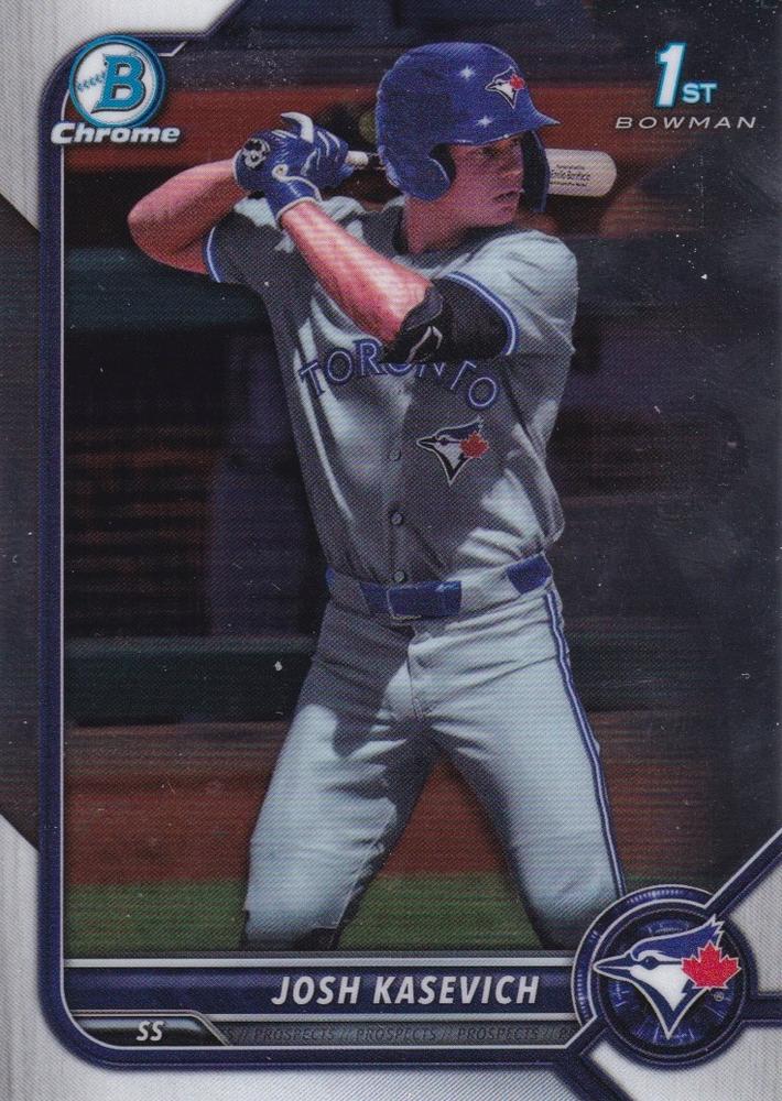 2022 Bowman Chrome Refractor Josh Kasevich BDC-45 Toronto Blue Jays