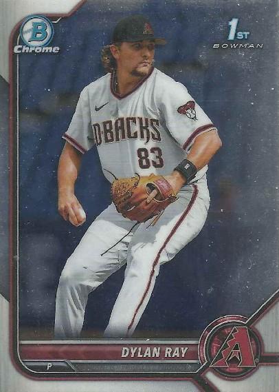 2022 Bowman Chrome Refractor Dylan Ray BDC-191 Arizona Diamondbacks