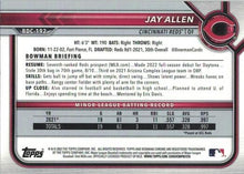 Load image into Gallery viewer, 2022 Bowman Chrome Refractor Jay Allen BDC-192 Cincinnati Reds
