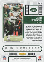 Load image into Gallery viewer, 2022 Panini Contenders Season Ticket James Robinson # 53 New York Jets
