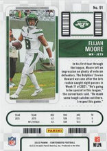 Load image into Gallery viewer, 2022 Panini Contenders Season Ticket Elijah Moore # 91 New York Jets
