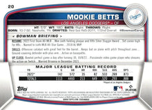 Load image into Gallery viewer, 2023 Bowman Mookie Betts #20 Los Angeles Dodgers
