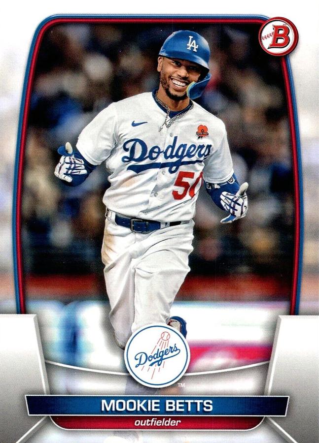 2023 Bowman Mookie Betts #20 Los Angeles Dodgers