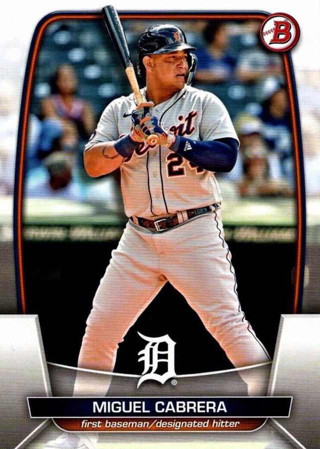 2023 Bowman Miguel Cabrera #27 Detroit Tigers
