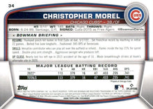 Load image into Gallery viewer, 2023 Bowman Christopher Morel RC #34 Chicago Cubs
