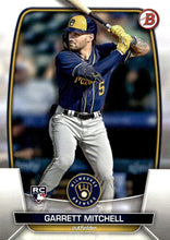 Load image into Gallery viewer, 2023 Bowman Garrett Mitchell RC #41 Milwaukee Brewers
