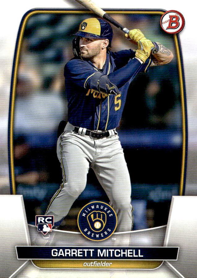 2023 Bowman Garrett Mitchell RC #41 Milwaukee Brewers