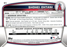 Load image into Gallery viewer, 2023 Bowman Shohei Ohtani #51 Angels

