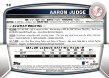 Load image into Gallery viewer, 2023 Bowman Aaron Judge #59 New York Yankees
