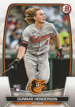 Load image into Gallery viewer, 2023 Bowman Gunnar Henderson RC #65 Baltimore Orioles
