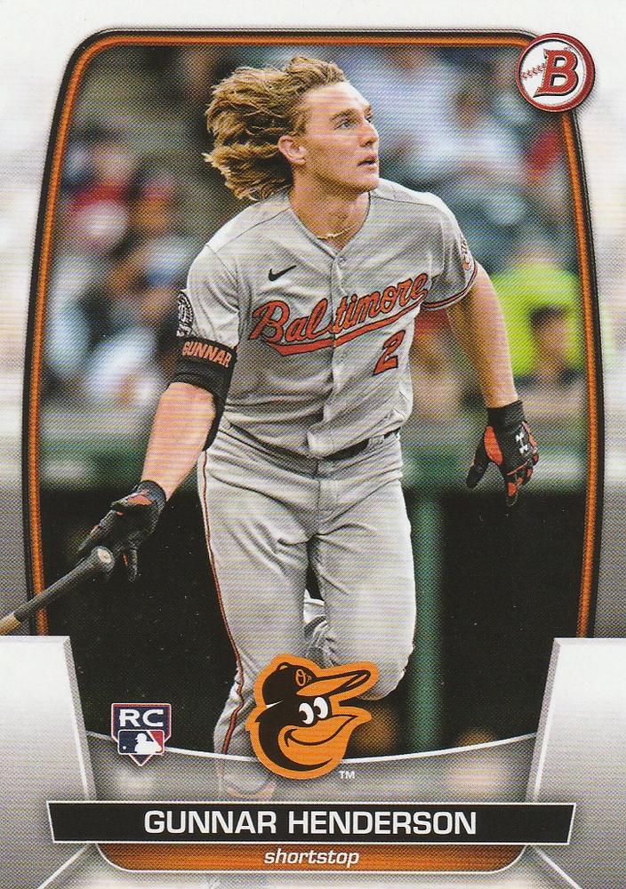 2023 Bowman Gunnar Henderson RC #65 Baltimore Orioles