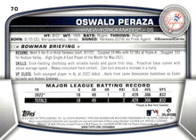 Load image into Gallery viewer, 2023 Bowman Oswald Peraza RC #70 New York Yankees

