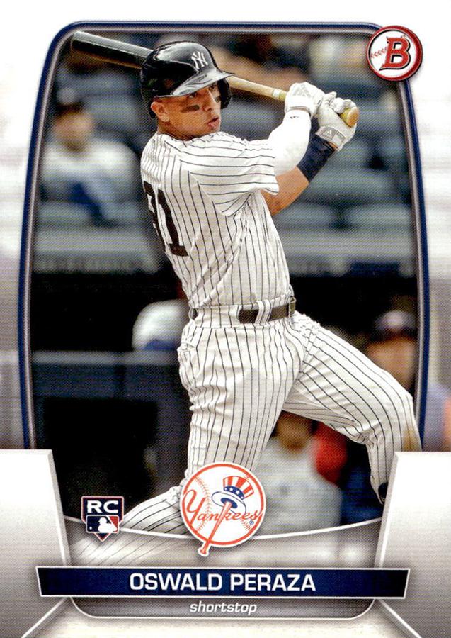 2023 Bowman Oswald Peraza RC #70 New York Yankees