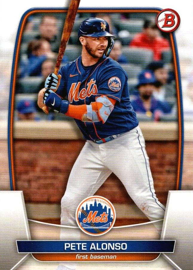 2023 Bowman Pete Alonso #78 New York Mets