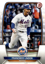 Load image into Gallery viewer, 2023 Bowman Francisco Lindor #81 New York Mets
