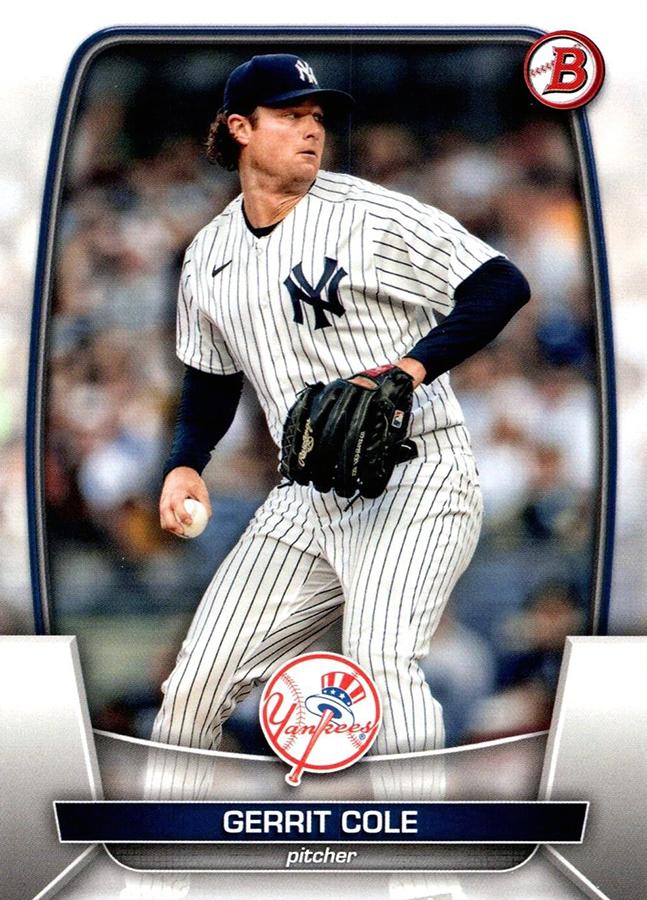 2023 Bowman Gerrit Cole #83 New York Yankees