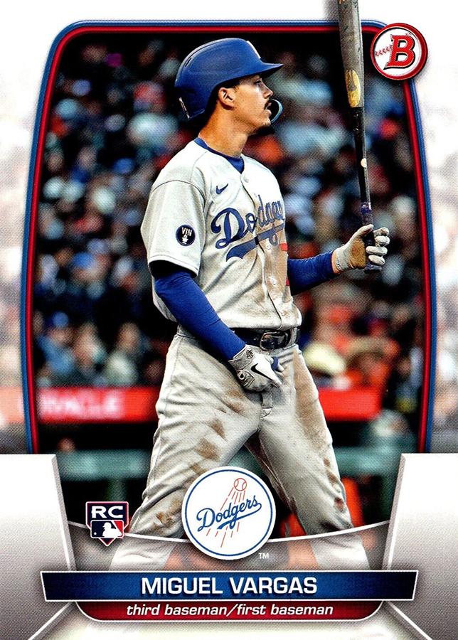 2023 Bowman Miguel Vargas RC #88 Los Angeles Dodgers