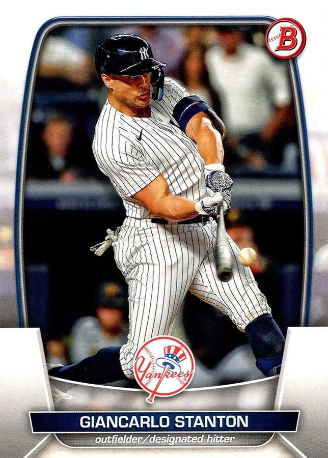 2023 Bowman Giancarlo Stanton #91 New York Yankees