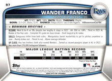 Load image into Gallery viewer, 2023 Bowman Wander Franco #97 Tampa Bay Rays

