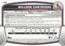 Load image into Gallery viewer, 2023 Bowman Willson Contreras #100 St. Louis Cardinals
