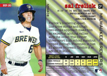 Load image into Gallery viewer, 2022 Topps Heritage Prospects Sal Frelick BHP-120 Milwaukee Brewers
