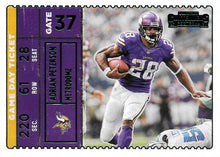 Load image into Gallery viewer, 2022 Panini Contenders Game Day Ticket Emerald Adrian Peterson  GDT-ADP Minnesota Vikings
