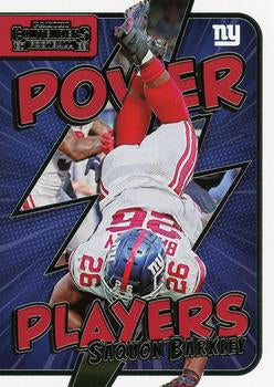 2022 Panini Contenders Power Players Saquon Barkley # 25 New York Giants