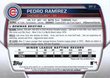 Load image into Gallery viewer, 2023 Bowman Prospects 1st Bowman Pedro Ramírez FBC BP-2 Chicago Cubs
