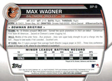 Load image into Gallery viewer, 2023 Bowman Prospects 1st Bowman Max Wagner FBC BP-8 Baltimore Orioles
