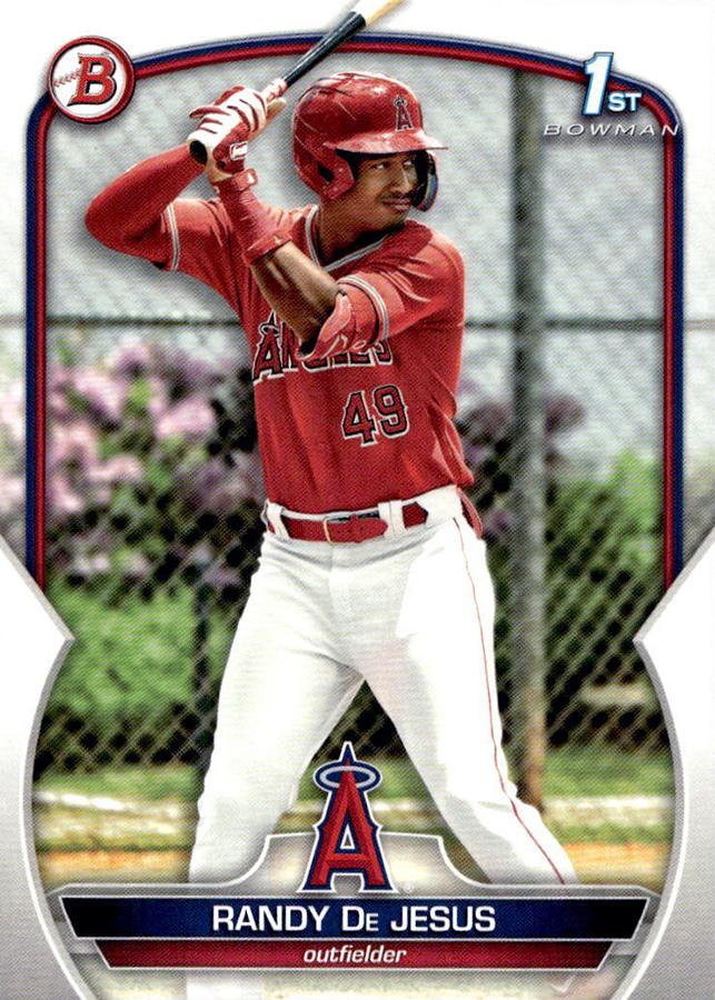 2023 Bowman Prospects 1st Bowman Randy De Jesus FBC BP-19 Angels