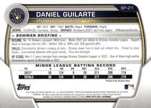 Load image into Gallery viewer, 2023 Bowman Prospects 1st Bowman Daniel Guilarte FBC BP-21 Milwaukee Brewers
