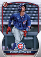 Load image into Gallery viewer, 2023 Bowman Prospects Cristian Hernandez BP-24 Chicago Cubs
