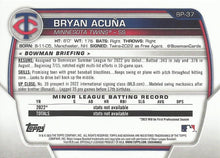 Load image into Gallery viewer, 2023 Bowman Prospects Bryan Acuña BP-37 Minnesota Twins
