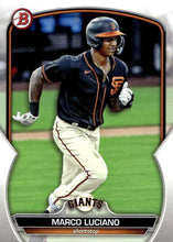 Load image into Gallery viewer, 2023 Bowman Prospects Marco Luciano BP-43 San Francisco Giants
