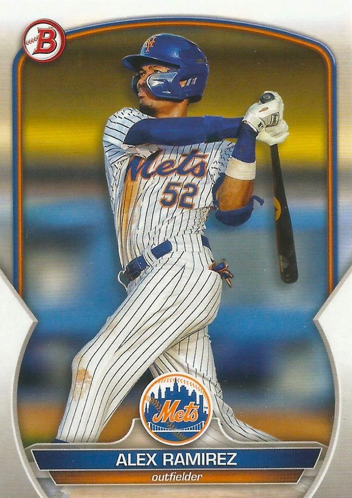 2023 Bowman Prospects Alex Ramirez BP-50 New York Mets
