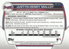 Load image into Gallery viewer, 2023 Bowman Prospects 1st Bowman Justyn-Henry Malloy FBC BP-51 Atlanta Braves

