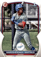 Load image into Gallery viewer, 2023 Bowman Prospects 1st Bowman Mairoshendrick Martinus FBC BP-55 Los Angeles Dodgers

