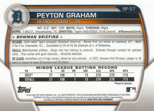 Load image into Gallery viewer, 2023 Bowman Prospects 1st Bowman Peyton Graham FBC BP-57 Detroit Tigers
