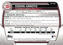 Load image into Gallery viewer, 2023 Bowman Prospects Edwin Arroyo BP-66 Cincinnati Reds
