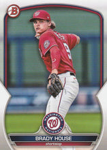 Load image into Gallery viewer, 2023 Bowman Prospects Brady House BP-68 Washington Nationals
