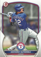 Load image into Gallery viewer, 2023 Bowman Prospects Anthony Gutierrez BP-85 Texas Rangers
